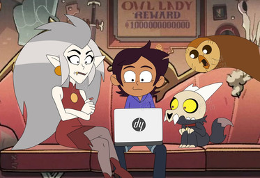Rating: s
ID: 2387986
Date: 2020-08-28 04:29:05 -0400
Status: active
Score: 107
2020 2_horns asymmetrical_horns avian beak bird bone brand_parody broken_horn brown_hair canid canid_demon canine claws collar computer demon digital_media_(artwork) disney ear_piercing eda_clawthorne electronics eyelashes female fur grey_body grey_fur group hair hooty_(the_owl_house) horn hp human humanoid humanoid_pointy_ears humor jmarts64 king_clawthorne luz_noceda male mammal owl piercing pointy_ears purple_eyes skull skull_head surprised the_owl_house titan_(the_owl_house) toe_claws unavailable_at_source white_body white_skin wide_eyed witch_(the_owl_house) post #2387986