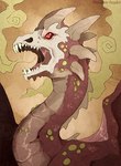Rating: s
ID: 5165224
Date: 2024-11-06 20:44:29 -0500
Status: active
Score: 13
2014 ambiguous_gender bodily_fluids bone bust_portrait digital_drawing_(artwork) digital_media_(artwork) dragon female_(lore) feral flight_rising green_smoke grey_horn horn maplespyder membrane_(anatomy) membranous_wings mythological_creature mythological_scalie mythology open_mouth plaguebringer portrait red_eyes saliva saliva_string scalie shaded simple_background skull skull_head smoke smoke_from_mouth solo tan_background teeth wings post #5165224