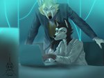 Rating: s
ID: 3199958
Date: 2022-02-28 16:41:58 -0500
Status: active
Score: 13
alan_sylvasta anthro black_body black_fur blue_background blue_eyes brand_new_animal brown_eyes canid canine canis chair clothed clothing collared_shirt computer detailed_background dress_shirt duo electronics female fluffy fur furniture glowing humanoid london_sylvasta male mammal office_chair partially_clothed shirt simple_background studio_trigger suit topwear vest white_body white_fur wolf yellow_body yellow_fur post #3199958