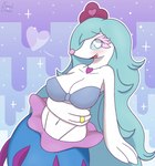 Rating: s
ID: 4174705
Date: 2023-07-16 17:00:11 -0400
Status: active
Score: 29
anthro big_breasts blue_eyes blue_hair bra breasts clothing crotch_lines crown cute_fangs fangs female generation_7_pokemon hair hat headgear headwear heart_necklace heart_symbol long_hair looking_at_viewer lumi_(flofluffy) navel nintendo pokemon pokemon_(species) primarina ring snackbunnii solo sparkles teeth underwear post #4174705