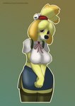 Rating: s
ID: 4417616
Date: 2023-11-16 01:03:03 -0500
Status: active
Score: 13
animal_crossing anthro big_breasts black_nose blouse bluemagicsteban bottomwear breasts brown_eyes canid canine canis clothing domestic_dog exposure_variation female female_anthro fur green_lipstick hi_res isabelle_(animal_crossing) legwear lipstick makeup mammal nintendo nipple_outline secretary shih_tzu skirt smile solo stockings topwear toy_dog yellow_body yellow_fur post #4417616