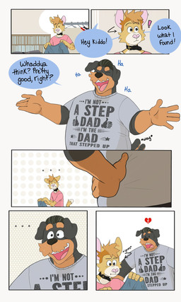 Rating: s
ID: 5671284
Date: 2025-06-27 14:28:11 -0400
Status: active
Score: 28
3:5 5_fingers age_difference anthro arms_out arms_outstretched belly big_belly black_body black_fur black_hair black_nose blush broken_heart brown_body brown_fur canid canine canis chuck_(p_rindustries) clothed clothing comic daddy_kink dialogue dobermann domestic_cat domestic_dog exclamation_point felid feline felis fingers fur hair hand_on_hip hanger hi_res humor joke laugh laundry male mammal mature_male mullet p_rindustries pink_nose pinscher shirt simple_background size_difference slightly_chubby smile striped_body striped_fur stripes tail tail_motion tailwag tan_body tan_fur topwear whisker_spots white_background white_body white_fur will_(p_rindustries) post #5671284