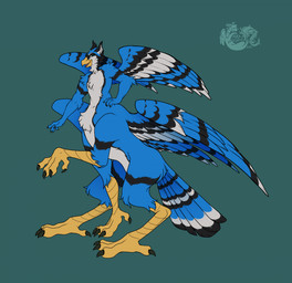 Rating: s
ID: 4309955
Date: 2023-09-23 22:10:41 -0400
Status: active
Score: 14
2023 4_toes 5_fingers avian avian_taur beak bird bird_taur black_body black_claws black_feathers black_finger_claws black_toe_claws blue_body blue_feathers blue_jay blue_jay_taur chest_tuft claws corvid digital_drawing_(artwork) digital_media_(artwork) digitigrade dipstick_feathers feathered_wings feathers feet finger_claws fingers flat_colors flat_shading full-length_portrait glistening green_background green_eyes hand_on_hip hi_res inner_ear_fluff jay_(bird) looking_at_viewer male markings multicolored_body multicolored_feathers new_world_jay nika_vizard nude_male nude_taur on_hind_legs oscine passerine portrait quadruped simple_background solo spread_wings tail tail_feathers taur toe_claws toes tuft watermark white_body white_feathers wings yellow_beak yellow_body yellow_legs yellow_skin post #4309955
