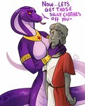 Rating: s
ID: 3492934
Date: 2022-08-07 15:25:49 -0400
Status: active
Score: 36
agalmatophilia anthro apode breasts clothing countershading dominant dominant_female draconcopode english_text featureless_breasts female forked_tongue imperatorcaesar inanimate_transformation jewelry legless naga narrowed_eyes orange_eyes petrification pink_tongue purple_body purple_scales purple_tail red_clothing red_robe red_sclera reptile robe scales scalie sculpture serpentine signature simple_background snake solo statue tail text tongue tongue_out transformation white_background white_clothing white_robe post #3492934
