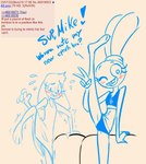 Rating: s
ID: 5416971
Date: 2025-03-06 20:53:05 -0500
Status: active
Score: 54
2022 3_toes 4chan 5_fingers anthro arm_resting athletic athletic_female athletic_wear barefoot bent_leg blue_body blush blush_lines bonbon_(roommates) bonnibel_(roommates) bottomwear bra buckteeth clothed clothing color_coded comment crop_top dialogue dress duo ears_tied ears_up english_text exclamation_point eyelashes feet female fingers five_nights_at_freddy's five_nights_at_freddy's_2 flat_chested flexing gesture gym_bottomwear gym_shorts hand_gesture lagomorph leg_stretched leporid looking_at_viewer mammal mimicking noseless offscreen_character one_eye_closed question_mark rabbit raised_leg raising_leg roommates:motha scottgames shaking shirt shorts signature simple_background skimpy slim smile soulcentinel sports_bra sports_panties stretched stretching stretching_leg struggling talking_to_another teeth text toes topwear toy_bonnie_(fnaf) trembling underwear v_sign white_background wink winking_at_another winking_at_viewer post #5416971