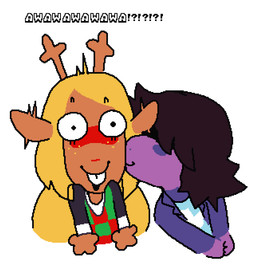 Rating: s
ID: 5742295
Date: 2025-07-29 11:28:28 -0400
Status: active
Score: 24
2024 anthro antlers asepriterico black_clothing black_shirt black_topwear blonde_hair blue_clothing blue_jacket blue_topwear blush brown_body brown_ears brown_hair buckteeth checkered checkered_clothing checkered_sweater checkered_topwear clothing constricted_pupils deer deltarune digital_media_(artwork) dot_pupils duo female female/female flustered freckles hair hair_over_eyes happy horn jacket kissing kissing_cheek long_hair mammal new_world_deer noelle_holiday open_mouth open_smile pattern_clothing pattern_sweater pattern_topwear pixel_(artwork) pupils purple_body red_nose reindeer scalie shirt simple_background small_pupils smile surprised susie_(deltarune) sweater sweater_vest teeth text topwear tremble_spikes undertale_(series) vest white_background wide_eyed post #5742295