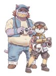 Rating: s
ID: 5013667
Date: 2024-08-27 14:24:46 -0400
Status: active
Score: 21
anthro belly camera canid canine caninu canis clothing cyberconnect2 domestic_cat domestic_dog duo eyewear felid feline felineko felis fur goggles grin hair hat headgear headwear little_tail_bronx male mammal mamoru-kun mamoru-kun_(series) navel overweight p1c0_p1c0 purple_body purple_fur red_hair smile stranger_(mamoru-kun) sunglasses young post #5013667