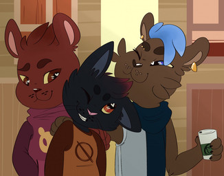:3 <3 <3_eyes anthro bear blue_eyes bombshell_(nitw) brown_eyes can cat clothed clothing ear_piercing eye_contact feline female group hand_on_shoulder hoodie luicario mae_(nitw) mammal night_in_the_woods one_eye_closed piercing red_eyes scarf selmers_(nitw) smile wink
Rating: Safe
Score: 1
User: Occam
Date: July 22, 2017 :3 <3 <3_eyes anthro bear blue_eyes bombshell_(nitw) brown_eyes can cat clothed clothing ear_piercing eye_contact feline female group hand_on_shoulder hoodie luicario mae_(nitw) mammal night_in_the_woods one_eye_closed piercing red_eyes scarf selmers_(nitw) smile wink
Rating: Safe
Score: 1
User: Occam
Date: July 22, 2017