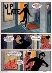 Rating: s
ID: 5664253
Date: 2025-06-24 05:44:45 -0400
Status: pending
Score: 3
2006 3_panel_comic ambiguous_gender ambiguous_species anthro arthropod atandt_(jerkcity) beatnik beret biped black_clothing blinds border bow_tie building clothing comic crustacean dated decapod dialogue doormat english_text eyestooth eyewear fez group hat headgear headwear hi_res holding_blinds holding_object house jerkcity lobster malacostracan male marine open_door porch scratching_cheek scratching_face signature speech_bubble spigot_(jerkcity) sunglasses tassels text tired_expression title traditional_media_(artwork) trio url website_url white_border window yelling post #5664253