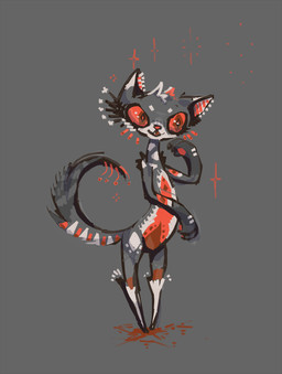 Rating: s
ID: 5673283
Date: 2025-06-28 12:36:27 -0400
Status: pending
Score: 1
2015 ambiguous_gender anthro domestic_cat felid feline felis full-length_portrait fur grey_body grey_fur grey_tail mammal naircat portrait red_body red_fur red_nose red_sclera smile solo sparkles tail post #5673283