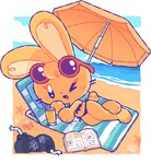 Rating: s
ID: 5619605
Date: 2025-06-03 22:51:26 -0400
Status: active
Score: 9
3_toes anthro arthropod beach bikini bomb book clothing conditional_dnp crab crustacean decapod dot_eyes explosives eyewear feet female freckles fur glasses lagomorph malacostracan mammal one_eye_closed open_book open_mouth pulp_(artist) round_glasses sea simple_eyes solo swimwear toes two-piece_swimsuit umbrella vanilla_(pulp) water wink yellow_body yellow_fur post #5619605