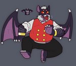 Rating: s
ID: 4082614
Date: 2023-05-30 17:48:27 -0400
Status: active
Score: 9
3_toes 4_eyes 4_fingers absurd_res anthro bat beard belly black_bottomwear black_clothing black_pants bottomwear bracelet clothing facial_hair fangs feet fingernails fingers flying grey_hair hair haira hi_res jewelry male mammal multi_eye mustache nails neck_tuft overweight overweight_male pants purple_body shirt slightly_chubby solo teeth terraria thorium_(terraria_mod) toenails toes tongue topwear tuft vest viscount_(terraria_mod) wings post #4082614