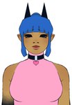 Rating: s
ID: 5248774
Date: 2024-12-17 13:57:52 -0500
Status: active
Score: 2
2_horns aegyo_sal bangs black_choker black_eyes black_horn black_jewelry black_necklace black_sclera blue_hair blunt_bangs blush breasts brown_body brown_skin choker clothing crystal_(dreamscreep) demon demon_humanoid digital_media_(artwork) dreamscreep ear_blush eye_waterline eyebrow_through_hair eyebrows eyelashes female front_view hair heart_pendant heart_symbol hi_res horn horned_humanoid humanoid humanoid_pointy_ears jewelry lips necklace nose_blush not_furry pink_clothing pink_lips pink_shirt pink_topwear pointy_ears ponytail procreate_(artwork) shirt shoulder_blush simple_background sleeveless_shirt solo sweater thick_lips topwear trans_(lore) trans_woman_(lore) translucent translucent_hair turtleneck white_background post #5248774