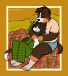 Rating: s
ID: 5467123
Date: 2025-03-30 21:24:15 -0400
Status: active
Score: 13
adam_isaac_novikov_(greengrizz) anthro bed canid canine canis cuddling domestic_cat domestic_dog duo felid feline felis furniture greengrizz hi_res larger_male male male/male mammal menachem_mendel_(menchy)_rappaport molosser mountain_dog orange_background pillow simple_background size_difference swiss_mountain_dog tuxedo_cat post #5467123