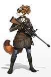 Rating: s
ID: 4435346
Date: 2023-11-25 09:59:56 -0500
Status: active
Score: 127
2023 anthro anti-materiel_rifle anti_material_rifle belt boots bottomwear canid canine clothing coat collar dipstick_ears dipstick_tail ear_markings eyebrows eyelashes eyewear eyewear_on_head fallout female footwear fox fur gloves goggles goggles_on_head green_eyes gun hair handwear hi_res holding_gun holding_object holding_ranged_weapon holding_weapon mammal markings microsoft multicolored_ears orange_body orange_fur pants pgm300 pgm_hecate_ii pgm_precision ponytail ranged_weapon rifle scope shoes short_hair simple_background solo standing tail tail_markings topwear weapon white_background white_body post #4435346