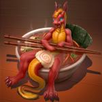 Rating: s
ID: 1776305
Date: 2019-01-26 17:11:53 -0500
Status: active
Score: 152
1:1 2014 3_toes 5_fingers anthro asian_mythology barbel_(anatomy) bik_(vader-san) blue_eyes censored chopsticks claws comically_large_object convenient_censorship digital_media_(artwork) dragon east_asian_mythology eastern_dragon feet fingers flesh_whiskers food hair happy hi_res high-angle_view looking_at_viewer male male_anthro micro mythological_creature mythological_scalie mythology narutomaki no_sclera noodles nude nude_anthro nude_male on_food partially_submerged ramen red_body scalie short_hair smile solo soup steam tail toe_claws toes vader-san post #1776305