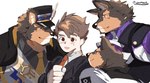 Rating: s
ID: 5115159
Date: 2024-10-14 19:14:42 -0400
Status: active
Score: 10
anthro blush bodysuit brown_body brown_fur brown_hair canid canine canis clothing domestic_dog eyebrows fur group hair hat headgear headwear human lifewonders live_a_hero male male/male male_operator mammal military_uniform necktie protagonist_(live_a_hero) pubraseer sailor_cap sailor_uniform skinsuit suit superhero thick_eyebrows tight_clothing uniform youmoxto post #5115159