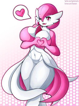 Rating: s
ID: 2751976
Date: 2021-05-23 12:58:20 -0400
Status: active
Score: 28
3:4 absurd_res big_breasts bottomless breast_squish breasts cleavage clothed clothing featureless_crotch female gardevoir gatotorii generation_3_pokemon gesture hair happy heart_gesture heart_symbol hi_res huge_breasts navel nintendo not_furry one_eye_closed open_mouth oppai_heart pink_body pink_eyes pink_hair pokemon pokemon_(species) solo squish thick_thighs wide_hips wink post #2751976