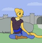 Rating: s
ID: 5607433
Date: 2025-05-29 17:15:04 -0400
Status: active
Score: 31
aliasing anthro boots bottomwear breasts clothed clothing countershading digital_media_(artwork) eyebrows felid female female_anthro field flat_colors footwear fur grass hi_res johndoe8771 katia_managan khajiit kvatch legwear mammal microsoft multicolored_body multicolored_fur nails outside painted_underwear pants plant plantigrade prequel_adventure relaxing rock sash shirt shoes sitting small_breasts smile solo tail the_elder_scrolls topwear underwear wall_(structure) yellow_body yellow_eyes yellow_fur post #5607433