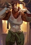 Rating: s
ID: 3159204
Date: 2022-02-04 19:34:20 -0500
Status: active
Score: 164
2022 anthro biped bodily_fluids braided_hair breasts brown_body brown_fur brown_hair cleavage clothed clothing digital_media_(artwork) equid equine facial_piercing female fur hair hi_res horse lip_piercing lip_ring mammal mine muscular muscular_anthro muscular_female mystikfox61 pickaxe piercing ring_piercing sarah_(weredog) shovel solo sweat tools weredog_(company) white_body white_fur post #3159204