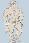 Rating: s
ID: 3929750
Date: 2023-03-14 15:42:39 -0400
Status: active
Score: 10
absurd_res anthro athletic boots canid canine canis clothing country cowboy footwear hat headgear headwear hi_res lobo_(disambiguation) lupis male mammal muscular outlaw redneck shoes solo thehuntingwolf western wolf post #3929750
