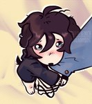 Rating: s
ID: 5550477
Date: 2025-05-05 10:45:22 -0400
Status: active
Score: 10
2025 ahoge ambiguous_gender anthro artist_name black_clothing black_hoodie black_topwear blush blush_lines brown_hair canid canine canis clothed clothed_anthro clothing daww digital_drawing_(artwork) digital_media_(artwork) domestic_dog duo english_description extreme_size_difference female_(lore) fur hair hi_res high-angle_view hoodie hugging_arm joan_(salamanding) looking_up mammal mostly_offscreen_character pleading_eyes salamanding size_difference tail tan_body tan_fur text topwear watermark post #5550477