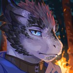 Rating: s
ID: 5650563
Date: 2025-06-18 07:36:00 -0400
Status: active
Score: 13
1:1 anthro blue_clothing blue_eyes blue_topwear cheek_spikes clothed clothing corzh77 facial_spikes fire hi_res looking_at_viewer male mouth_closed night outside plant pupils scales scalie slit_pupils solo spikes spikes_(anatomy) topwear tree white_body white_scales post #5650563