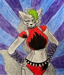 Rating: s
ID: 5572370
Date: 2025-05-14 18:23:25 -0400
Status: pending
Score: 14
2025 absurd_res alternative_fashion animatronic anthro arm_warmers armwear big_breasts bracelet breasts canid canine canis clothing collar dylanaildon_no_2 epaulet eyeshadow female fingers five_nights_at_freddy's five_nights_at_freddy's:_security_breach fur glamrock grey_body grey_fur grey_hair hair hi_res highlights_(coloring) jewelry machine makeup mammal robot robot_anthro roxanne_wolf scottgames shaded simple_background small_waist solo spiked_bracelet spiked_collar spikes steel_wool_studios traditional_media_(artwork) two_piece_suit wide_hips wolf yellow_eyes post #5572370