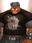 Rating: s
ID: 283944
Date: 2013-01-11 20:55:26 -0500
Status: active
Score: 41
3:4 anthro barbell_piercing beard belt biceps big_muscles body_hair canid canine canis circular_barbell_piercing clothing domestic_dog ear_piercing ear_ring eyebrow_piercing eyebrow_ring eyebrows facial_hair facial_piercing grisser hair hairy hi_res male mammal mastiff molosser multiple_piercings musclegut muscular muscular_anthro muscular_male nose_piercing nose_ring orange_hair piercing ring_piercing rottweiler scout_(scoutpup) septum_circular_barbell septum_piercing shirt slightly_chubby solo stocky stomach_hair t-shirt thick_eyebrows tight_clothing topwear post #283944