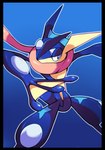 Rating: s
ID: 5500680
Date: 2025-04-13 05:03:23 -0400
Status: active
Score: 12
2014 3_fingers alpha_channel ambiguous_gender anthro arms_bent big_tongue blue_background blue_body blue_eyes blue_skin border cel_shading countershade_face countershade_torso countershading digital_media_(artwork) fingers generation_6_pokemon glistening glistening_eyes gradient_background greninja half-closed_eyes head_turned hi_res limb_(artist) long_tongue looking_aside markings membrane_(anatomy) narrowed_eyes nintendo outline pink_tongue pokemon pokemon_(species) portrait pose pseudo_clothing pseudo_scarf shaded simple_background solo tan_body tan_countershading tan_skin three-quarter_portrait tongue tongue_scarf transparent_border webbed_hands white_body white_outline white_skin post #5500680