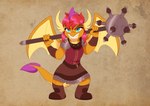 Rating: s
ID: 5661861
Date: 2025-06-23 02:11:38 -0400
Status: pending
Score: 27
2023 2_horns 4_fingers absurd_res anthro armor belt blue_eyes boots brown_boots brown_clothing brown_footwear brown_handwear clothed clothing cosplay crossover crossover_cosplay dragon european_mythology fangs female fingerless_gloves fingers footwear friendship_is_magic gloves handwear haruh_ink hasbro hi_res horn morning_star_(weapon) my_little_pony mythological_creature mythological_scalie mythology nimona nimona_(nimona) orange_body pupils scalie shoes smile smolder_(mlp) solo tail tail_tuft teeth tuft western_dragon wings yellow_horn young post #5661861