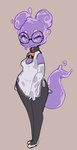 Rating: s
ID: 5570105
Date: 2025-05-13 18:05:59 -0400
Status: active
Score: 11
2025 animal_print anthro breasts cleavage clothed clothed_anthro clothing cow_print cowbell digital_drawing_(artwork) digital_media_(artwork) eerieviolet eyelashes eyewear female glasses goo_creature grey_background hi_res lunnith_(eerieviolet) purple_eyes purple_goo simple_background small_breasts solo standing tail post #5570105