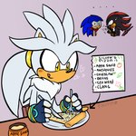 Rating: s
ID: 5339112
Date: 2025-01-29 19:18:17 -0500
Status: active
Score: 43
1:1 anchovy anthro apple_sauce artist_name bean bean_(legume) bivalve black_body black_clothing black_fur black_gloves black_handwear black_tail blue_body blue_bracelet blue_clothing blue_fur blue_gloves blue_handwear bracelet brown_body brown_skin chest_tuft clam clothing coleslaw_(food) cutlery disgust disgusted_expression disgusted_face ears_down ellipsis english_text erect_tail eulipotyphlan fingerless_gloves flower food fork fruit fur gesture gloves gold_(metal) gold_bracelet gold_jewelry green_eyes grey_body grey_fur group hair handwear heart_symbol hedgehog hi_res humor inner_ear_fluff jewelry kerchief kitchen_utensils knife leaf legume licking licking_lips male mammal marine mollusk pinky_out pivoted_ears pizza pizza_slice plant plate ponytail pukopop raised_finger raised_pinky recipe red_body red_eyes red_fur red_kerchief red_tail seaweed sega shadow_the_hedgehog silver_the_hedgehog smile smiley_face sonic_the_hedgehog sonic_the_hedgehog_(series) tail tan_body tan_skin text tomato tongue tongue_out tools trio tuft white_body white_fur yellow_eyes post #5339112
