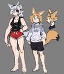 Rating: s
ID: 5647810
Date: 2025-06-17 02:25:49 -0400
Status: active
Score: 3
2023 animal_ears animal_humanoid barefoot black_bottomwear black_clothing black_shirt black_shorts black_tail_tip black_tank_top black_topwear blonde_eyebrows blonde_hair bottomwear breasts canid canid_humanoid canine canine_humanoid cleavage clothed clothed_female clothed_humanoid clothed_male clothing collarbone derpyfox_36 digital_drawing_(artwork) digital_media_(artwork) dipstick_tail eye_patch eye_scar eyebrow_through_hair eyebrows eyewear facial_scar feet felix_(derpyfox_36) female female_humanoid fennec_humanoid fingers fox_humanoid front_view full-length_portrait grey_background grey_clothing grey_ears grey_hair grey_hoodie grey_topwear hair hair_bun hand_on_hip hoodie humanoid inner_ear_fluff larger_female light_body light_skin male male_humanoid mammal mammal_humanoid markings mouth_closed narrowed_eyes one_eye_obstructed portrait red_bottomwear red_clothing red_shorts scar shirt shorts side_view simple_background size_difference smaller_male solo standing tail tail_markings tank_top toes topwear translucent translucent_hair tuft white_inner_ear_fluff wolf_humanoid yellow_ears yellow_tail yukio_(derpyfox_36) post #5647810