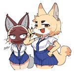 Rating: s
ID: 5647604
Date: 2025-06-17 00:23:15 -0400
Status: pending
Score: 12
2025 4_fingers anthro black_text blonde_hair blue_bottomwear blue_clothing blue_necktie blue_skirt bottomwear breasts brown_eyebrows brown_eyes brown_pawpads cheek_tuft clothed clothed_anthro clothed_female clothing collared_shirt cute_fangs digital_media_(artwork) dress_shirt duo eyebrows facial_tuft fangs felid feline female female/female female_anthro fingers grey_tail hair hand_on_hip inner_ear_fluff korean_text mammal necktie open_mouth open_smile pawpads portrait rosy_cheeks school_uniform shirt simple_background skirt smile sparkles tail teeth text thick_eyebrows three-quarter_portrait tofffffu topwear tuft uniform whiskers white_background white_clothing white_shirt white_topwear post #5647604