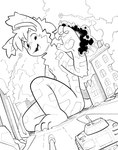 Rating: s
ID: 5278214
Date: 2024-12-31 14:26:45 -0500
Status: active
Score: 26
2024 3_toes 4_fingers anthro black_and_white building building_destruction city destruction domestic_cat ducky_(artist) dutch_angle eyebrow_through_hair eyebrows feet felid feline felis fingers hair hi_res hybrid kneeling lagomorph leporid macro male mammal monochrome no_sell on_one_knee open_mouth open_smile outside pawpads rabbit road smile smoke solo tank_(vehicle) toes translucent translucent_hair vehicle post #5278214
