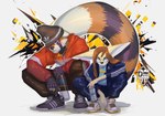 Rating: s
ID: 5098821
Date: 2024-10-06 21:52:16 -0400
Status: active
Score: 6
2023 5_fingers abstract_background ailurid alcohol anthro artist_name beanie beverage black_beanie black_bottomwear black_clothing black_eyewear black_glasses black_hat black_headwear black_markings black_pants black_sneakers blue_bottomwear blue_clothing blue_jacket blue_pants blue_shirt blue_topwear bottomwear brown_hair brown_nose canid canine clothing countershade_face countershading crouching dated digital_drawing_(artwork) digital_media_(artwork) dipstick_tail duo eyewear female fennec_fox fingers fox full-length_portrait fur fur_markings glasses green_eyes hair hat headgear headwear holding_beverage holding_object jacket josiedink lineless long_ears long_hair looking_at_viewer male mammal markings orange_body orange_fur pants pivoted_ears pointy_ears portrait prick_ears purple_eyes red_clothing red_jacket red_panda red_topwear shaded shirt slav_squat soft_shading striped_markings striped_tail stripes tail tail_markings tan_body tan_fur tan_markings text topwear tracksuit true_fox watermark white_sneakers post #5098821