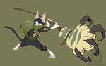 Rating: s
ID: 2476016
Date: 2020-11-05 17:09:12 -0500
Status: active
Score: 33
16:10 2020 ambiguous_gender anthro black_body black_fur blue_eyes capcom claws conditional_dnp digital_media_(artwork) domestic_cat felid feline felis felyne fur lynian mammal melynx monster_hunter nyaroma simple_background solo stripes weapon whiskers white_paws widescreen post #2476016