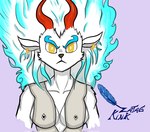 Rating: s
ID: 5571623
Date: 2025-05-14 12:44:29 -0400
Status: active
Score: 5
angry anthro asian_mythology blue_hair breasts canid canine canis clothed clothing covered_breasts demon ear_piercing ear_ring east_asian_mythology female fur hair hi_res horn japanese_mythology long_hair mammal muscular muscular_female mythology narrowed_eyebrows one_piece oni piercing ring_piercing serious_face showing_teeth signature solo white_body white_fur wolf yamato_(one_piece) yellow_eyes yokai zataekink post #5571623