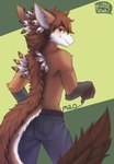 Rating: s
ID: 3968029
Date: 2023-04-02 17:12:55 -0400
Status: active
Score: 40
anthro arm_tuft black_body black_fur blue_bottomwear blue_clothing blue_pants blush bottomwear brown_body brown_fur brown_hair cheek_tuft closed_smile clothed clothing dragon ears_back elbow_tuft facial_tuft fur furred_dragon furred_scalie glistening glistening_eyes gloves_(marking) green_eyes hair hi_res kuttoyaki longer_spine_fur looking_at_viewer male markings mouth_closed mythological_creature mythological_scalie mythology pants pivoted_ears portrait rear_view scalie short_hair shoulder_tuft signature simple_background smile solo standing tail three-quarter_portrait topless tuft white_body white_fur post #3968029