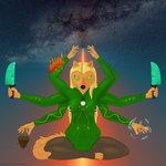 Rating: s
ID: 3897702
Date: 2023-02-26 22:08:17 -0500
Status: active
Score: -1
1:1 2023 6_arms absurd_res accessory air_manipulation anthro bbear biped blonde_hair bottomwear breasts canid canine canis clothed clothing colored crossed_legs dated deity digital_media_(artwork) dress earth_manipulation elemental_creature elemental_manipulation feet female fingers fire fire_manipulation fur glowing glowing_eyes green_clothing green_dress green_eyes hair hi_res jewelry leggings legwear looking_at_viewer lu_dea_aurea magic mammal medium_breasts multi_arm multi_limb paws ring rock shaded signature solo soul space symbol tail thick_thighs toes topwear water water_manipulation weapon wind wolf yellow_body yellow_fur post #3897702