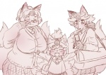 Rating: s
ID: 663992
Date: 2015-05-30 16:59:45 -0400
Status: active
Score: 3
anthro big_breasts breasts canid canine clothed clothing concon-collector dangan female fox fur group hair hat headgear headwear hermit_fox_byakudan hermit_fox_jinkou hermit_fox_kyara huge_breasts kemono mammal monochrome smile tokin_hat tongue tongue_out uniform post #663992