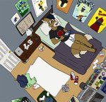 Rating: s
ID: 5551983
Date: 2025-05-05 23:47:31 -0400
Status: active
Score: 3
apartment bed bird's-eye_view bookshelf british_broadcasting_corporation brown_body brown_fur canid canine cellphone clothing computer dalek doctor_who electronics footwear fox fur furniture high-angle_view johnpaul_(tabbiewolf) lamp laptop laundry_basket male mammal phone portal_(series) poster shoes tabbiewolf takeout_box valve weighted_companion_cube post #5551983