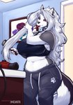 Rating: s
ID: 2845467
Date: 2021-07-24 17:37:29 -0400
Status: active
Score: 636
2021 absurd_res anthro athletic_wear belly big_breasts bottomwear bra breasts brush brushing brushing_hair canid canid_demon canine clothing curvy_figure demon digit_ring digital_media_(artwork) ear_piercing ear_ring female fur hair hellhound helluva_boss hi_res huge_breasts inside inu-sama jewelry loona_(helluva_boss) mammal mature_female mythological_canine mythological_creature mythology navel overweight pants personal_grooming piercing red_sclera ring ring_piercing side_boob slightly_chubby slightly_chubby_anthro slightly_chubby_female smile solo sports_bra styling_hair sweatpants thick_thighs underwear voluptuous wedding_ring white_body white_eyes white_fur white_hair wide_hips post #2845467