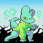 Rating: s
ID: 5553758
Date: 2025-05-06 19:06:19 -0400
Status: active
Score: 2
2025 4_fingers abstract_background anthro arm_support blue_body blue_fur bottomless cel_shading clothed clothing digital_media_(artwork) emanata feet fingers full-length_portrait fur geomecs gradient_background green_clothing green_sweater green_topwear grin hi_res male mammal open_mouth open_smile pixel_(artwork) portrait psy_(squishy) raised_tail shaded simple_background smile smiling_at_viewer smirk smirking_at_viewer snout solo standing sweater sweater_only tail tapering_tail teeth three-quarter_view toes topwear topwear_only wide_stance yellow_eyes yellow_sclera post #5553758
