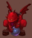 Rating: s
ID: 3959631
Date: 2023-03-29 09:11:56 -0400
Status: active
Score: 14
2004 ambiguous_gender back_wings black_collar brown_background brown_body brown_fur brown_hair brown_hooves claws collar colored concept_art container crouching demon digital_drawing_(artwork) digital_media_(artwork) familiar_(might_and_magic) feral front_view full-length_portrait fur glowing glowing_eyes hair hairy_legs heroes_of_might_and_magic heroes_of_might_and_magic_5 hi_res holding_container holding_object hooves horn humanoid_pointy_ears imp imp_(might_and_magic) looking_aside membrane_(anatomy) membranous_wings might_and_magic monotone_body monotone_fur monotone_hair monotone_skin nival_interactive nude official_art open_mouth pointy_ears portrait pose red_body red_horn red_skin simple_background small_horn small_wings solo spiked_collar spikes standing tongue tongue_out ubisoft unguligrade white_eyes wings post #3959631