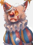 Rating: s
ID: 5566057
Date: 2025-05-12 02:09:11 -0400
Status: pending
Score: 30
3:4 anthro bodily_fluids bodypaint clothing clown clown_costume clown_makeup clown_nose digital_media_(artwork) drip_effect dripping dripping_wet face_paint freckles fur glistening glistening_eyes hair hat headgear headwear humanoid makeup male male/male moisture multicolored_body multicolored_fur running_makeup sad saggy shaded shimmering simple_background soaked soaked_fur solo teardrop tears teary_eyes upset water waterdrops wet wet_body wet_clothing wet_fur wet_hair white_body white_fur post #5566057