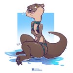 Rating: s
ID: 5320936
Date: 2025-01-21 00:03:50 -0500
Status: active
Score: 43
1:1 anthro black_whiskers breasts brown_body brown_fur brown_whiskers clothed clothing cute_fangs fangs female fur hi_res holding_arm kiaun mammal mustelid one_eye_closed open_mouth otter pawpads sharp_teeth signature sitting skimpy solo swimwear tan_body tan_fur teeth two-piece_swimsuit water wet whiskers wink yellow_eyes post #5320936