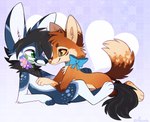 Rating: s
ID: 4002486
Date: 2023-04-19 17:05:30 -0400
Status: active
Score: 26
4_fingers 4_toes accessory anthro aseethe autumn_(rookie_fox) black_hair blue_body blue_fur bow_(feature) bow_accessory bow_ribbon brown_eyes canid canine chest_tuft digital_media_(artwork) duo eye_contact eyebrows eyelashes feet female female_anthro female_on_top fingers flower flower_in_mouth fox fur gindo green_eyes hair hi_res holidays looking_at_another male male/female male_anthro mammal mouth_closed nose_to_nose nude on_top on_top_of orange_body orange_fur plant red_fox ribbons side_view simple_background smile tail toes true_fox tuft valentine's_day viridian_dawn post #4002486