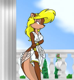 Rating: s
ID: 2641267
Date: 2021-03-05 19:31:46 -0500
Status: active
Score: 26
2013 amy_squirrel anthro black_eyes blonde_hair bracelet breasts brown_body brown_fur clothing cloud day female flower fur greek hair jewelry mammal plant rodent sciurid sky solo standing statx015 tan_body tan_fur toga tree tree_squirrel urn venus_(deity) post #2641267